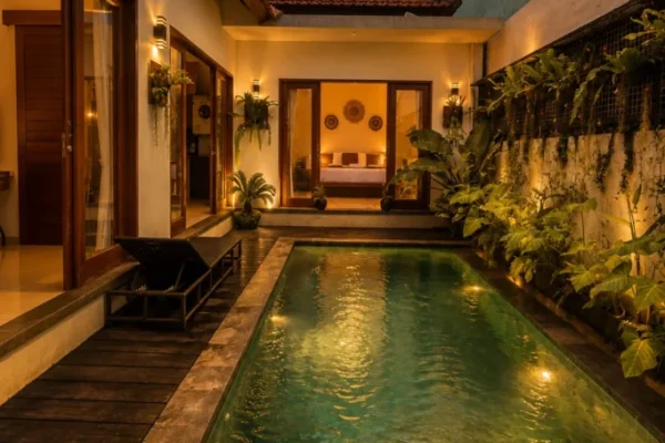 Maya Gorgeous Manor - Pool Evening